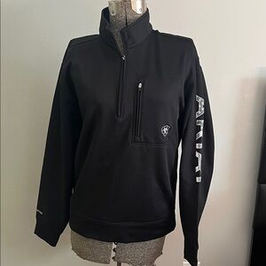 Ariat Black Quarter-Zip Sweatshirt
